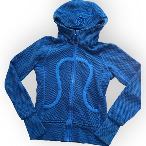 Lululemon Scuba thick Hoodie blue navy blend - Picture 3 of 9